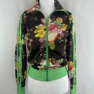 Adidas Originals x The Farm Company Botanical Track Jacket Brown Green - X-Small